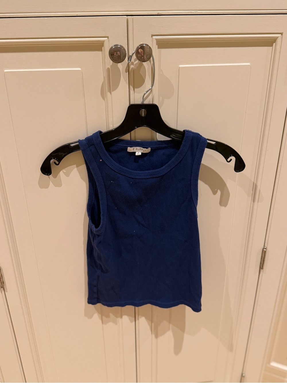 Z Supply Women's Ribbed Tank Top in Navy